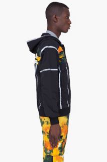 adidas Originals By O.C. Black Reflective Anorak Hoodie for men