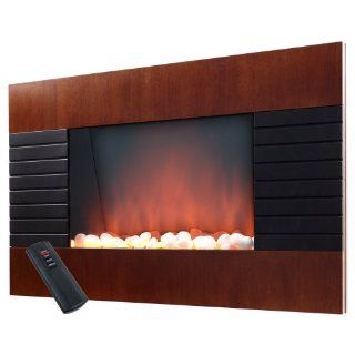 Warm House Mahogany Effect Trim 1500 Watt Fireplace Heater