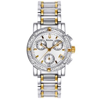 Bulova Womens Chrono Diamond Watch
