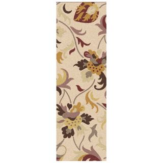 Hand tufted Tan Doughs Wool Rug (26 x 8) Today $149.99 Sale $134