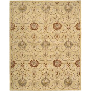 Hand tufted Beaufort Gold Wool Rug (8 x 11)