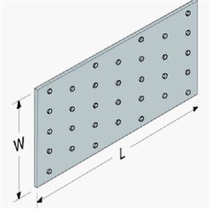 Simpson Strong Tie TP37 G90 3x7 Tie Plate