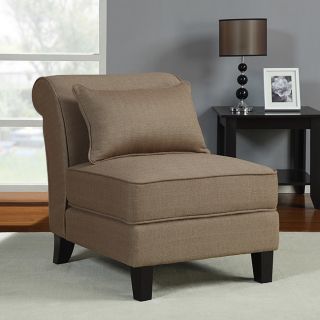 Brown Fold out Microfiber Chair Sleeper Bed