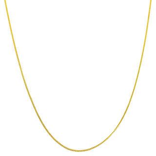 14k Yellow Gold Baby Curb Link Chain (16 20 inches)