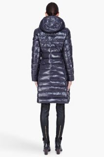 Moncler Charcoal Quilted Moka Coat for women