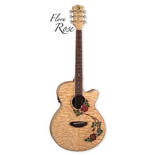 Luna Fauna Rose A/E Folk Guitar