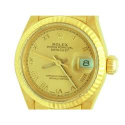 Pre owned Rolex Lady Womens 18k Yellow Gold Watch