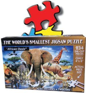 Jigsaw Puzzle 234 Pieces 4 Inch X6 Inch African Oasis