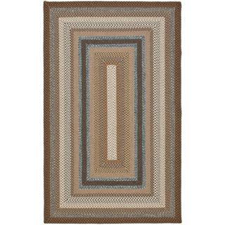 Hand woven Country Living Reversible Brown Braided Rug (5 x 8)