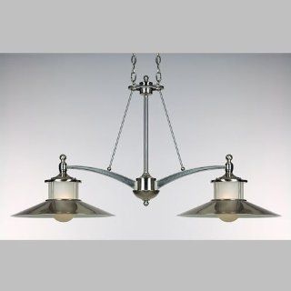 Quoizel NA241BN New England 2 Light Island Light in Brushed Nickel