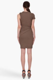 CARVEN Khaki Single Sleeve Dress for women
