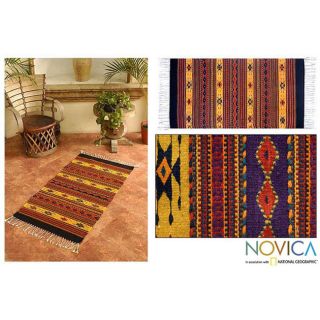 Zapotec Oaxaca Sun Wool Rug (26 x 5) Today $159.99
