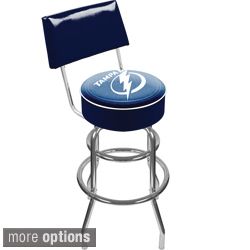 Trademark Games Officially Licensed NHL Padded Bar Stool with Back