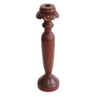 Carved Petal Trim Natural Wood Candleholder Today $18.99 Sale $17.09