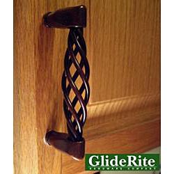 GlideRite 4.375 inch Oil Rubbed Bronze Birdcage Cabinet Pulls (Pack of