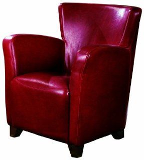 Coaster Accent Chair, Red/Burgundy Polyurethane Home