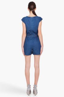 A.P.C. Blue Denim Jumpsuit for women