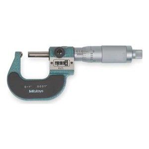 Spherical Micrometer, Flat, 0 1 In  