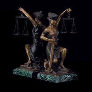 Lady Justice Statue Bookends [Office Product] Office