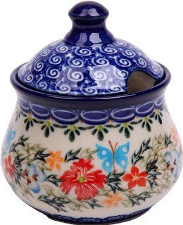 Polish Pottery Ceramika Boleslawiec, 0051/238, Sugar Bowl