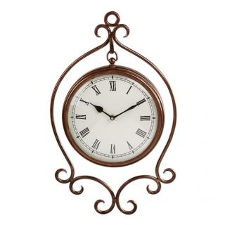 Sadek Bronze Hanging Wall Clock