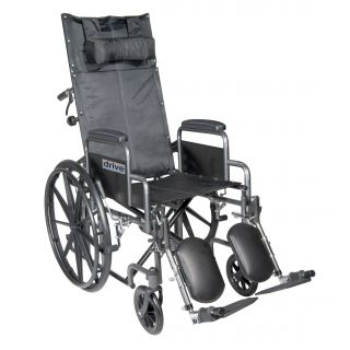 Drive Medical Silver Sport 18 inch Reclining Wheelchair Today $326.99