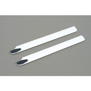 245mm Wood Main Rotor Blade Set, White BSR Toys & Games
