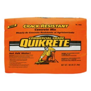 Quikrete Companies 100667 60LBCrack Resi Concrete, Pack of 56