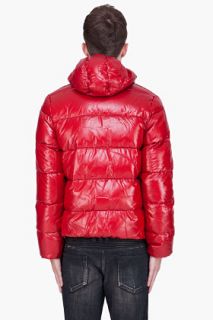 Duvetica Red Classic Vega Hooded Jacket for men