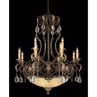 Savoy House 1 7182 12 241 Chinquapin 12 Light Two Tier Chandelier in
