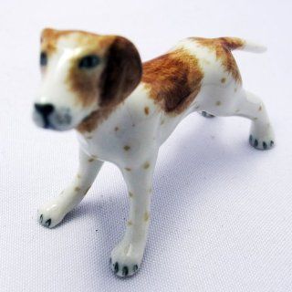 Dollhouse Miniature Lovely Standing Dog Ceramic Figurine
