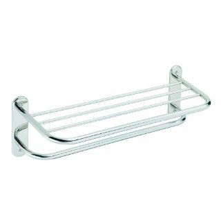 Moen 5207 241CH Donner Commercial 24 Inch Towel Bar with Shelf, Chrome