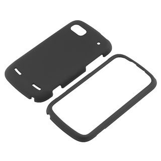 BasAcc Black Snap on Rubber Coated Case for ZTE N861 Warp Sequent