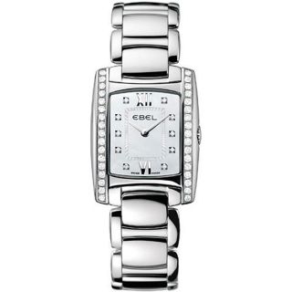 Ebel Brasilia Womens Stainless Steel Diamond Watch