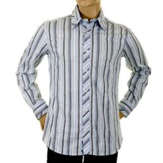 D&G, Dolce & Gabbana blue striped shirt Clothing