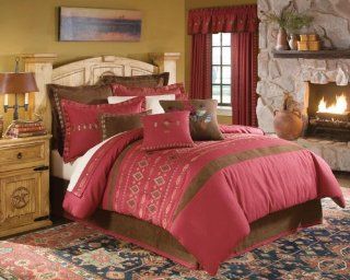 Croscill Home Chimayo King Comforter Set, Spice Home