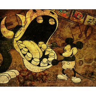 Disney Underground Musical Mouse Mickey Steampunk Collectible Giclee