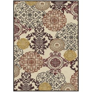 Diamond Granada Medallion Cream Rug (76 x 106) Today $259.99 5.0 (1