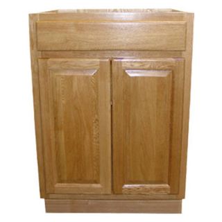 Sunco Inc B24RT 24" Oak Base Cabinet