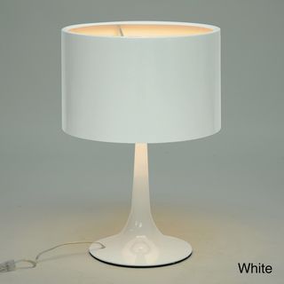 Baxton Studio Tulip White Modern Table Lamp