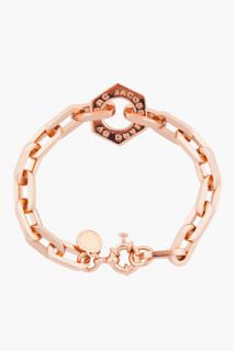 Marc By Marc Jacobs Mini Rose Gold Link Bracelet for women