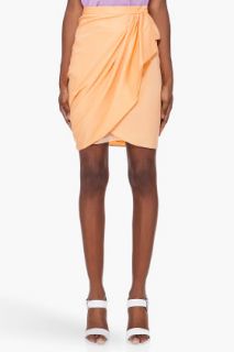 3.1 Phillip Lim Faded Orange Wrap Skirt for women