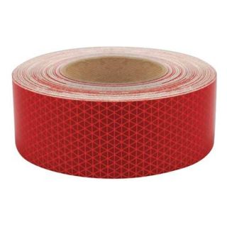 Reflexite 18711 Reflective Tape, W 2 In, Red