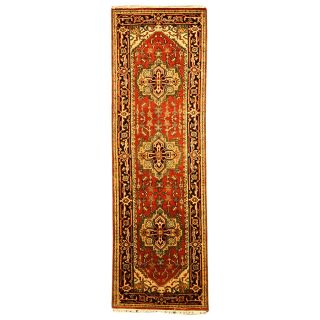 EORC Hand knotted Wool Serapi Rug (26 X 6) Today $203.99