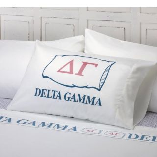 Excel Delta Gamma Cotton Sateen 400 Thread Count Sheet Set