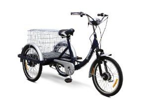 EWheels   Electric Trike Bicycle   EW 54   Blue Sports