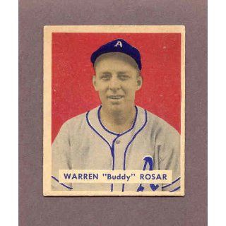 1949 Bowman #138 Buddy Rosar As EX MT 173920 Kit Young