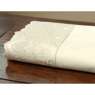 400 Thread Count Caprice Lace Pillowcases (Set of 2)
