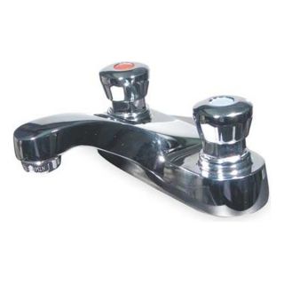 Trident 2HYF3 Lavatory Faucet, 2H Push, Chrome