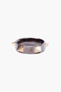 Tom Binns Black Nickel Protopunk Stud Ring for women